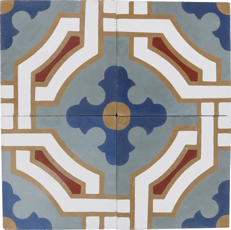 8x8 Palau Barcelona Cement Decorative Floor Tile Casa Tile®