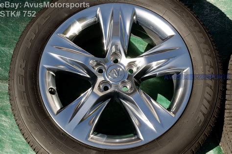 Toyota Highlander Limited Oem Factory Chromtec Wheels Tires