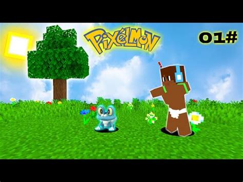 Pixelmon 01 Inicio De Uma Nova Serie Froakie Escolho Vc Pixelmon De