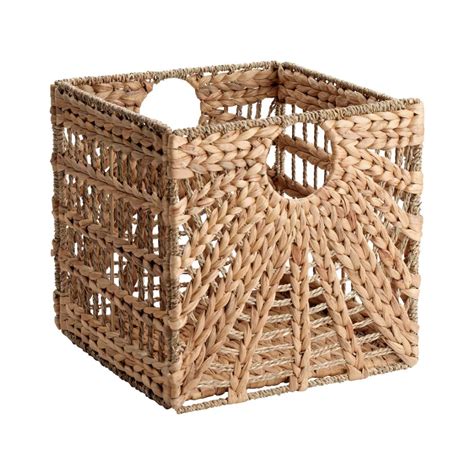 Vietrustic Water Hyacinth Decorative Storage Bins Vietnam Supplier