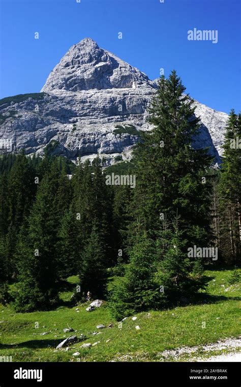 Wetterstein Gebirge Österreich Tyrol Stockfotografie Alamy