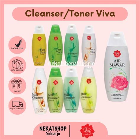 Jual Viva Milk Cleanser Face Tonic Original Murah Shopee Indonesia