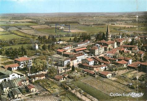 CPSM FRANCE 31 Sainte Foy de Peyrolières vue panoramique aérienne