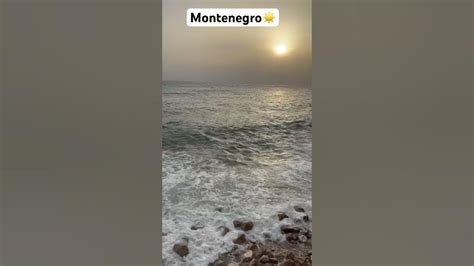 Montenegroda Güneşin Batışı Sunset In Montenegro Shortvideo Shorts