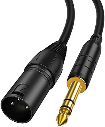 Cablecreation Feet Trs Mm Inch Male To Xlr Male Cable