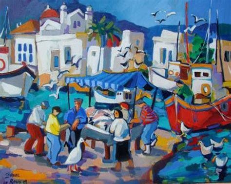 Isabel Le Roux Mykonos Positano Local Color South African Artists