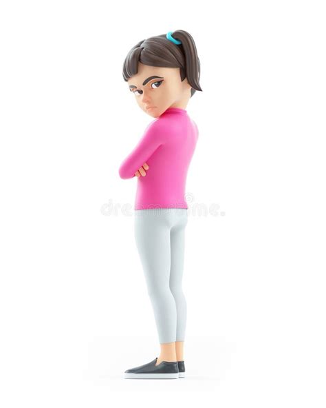 Angry Little Girl Arms Crossed Stock Illustrations – 61 Angry Little Girl Arms Crossed Stock ...