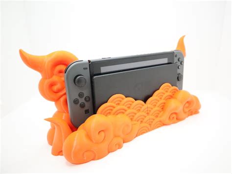 3d Printed Nintendo Switch Cloud Dock Cradle Gamer Ts Game Decor Etsy