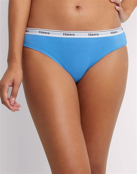 Hanes Bikini Underwear Breathable Cotton Stretch Originals Women S