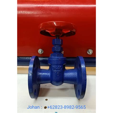 Jual Gate Valve Dn Inci Pn Besi Gerbang Katup Mengatur Aliran