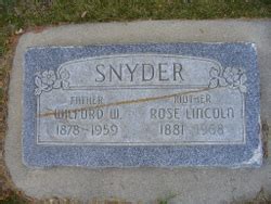 Wilford Woodruff Snyder Find A Grave Reminne