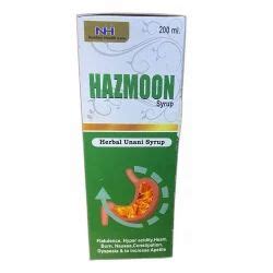 Ayurvedic Syrup Hazmoon Herbal Unani Syrup Manufacturer From New Delhi