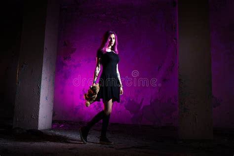 Girl In An Abandoned Building Stock Image Image Of Caucasian Grunge 88589539