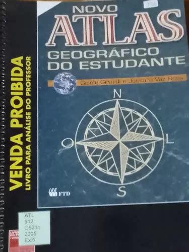 Novo Atlas Geogr Fico Do Estudante Exemplar Do Professor Mercadolivre