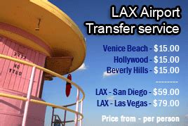 LAX airport hotel shuttle service - transfer