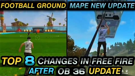 Top Changes In Free Fire After Ob Update Free Fire New Ob