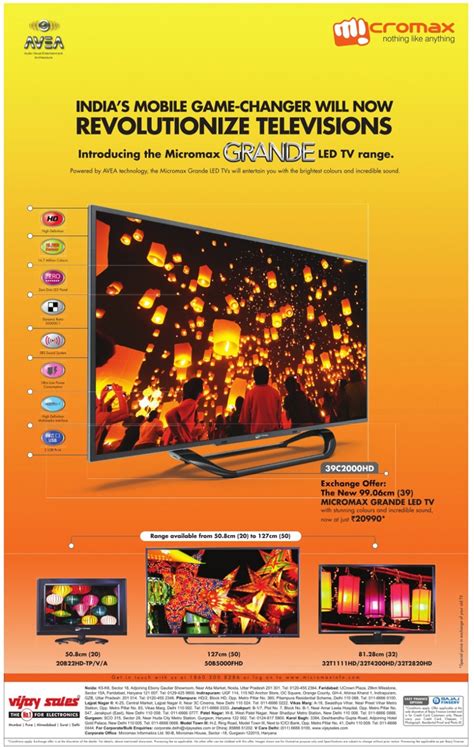 Micromax Grand LED TV - Exchange offer / Mumbai, New Delhi, Bangalore | SaleRaja