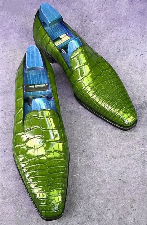 Chaussures D Alligator D Contract Es Mocassins Enfiler En Alligator