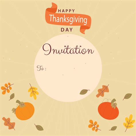 Thanksgiving Dinner Invitation Templates 13 Free Pdf Printables