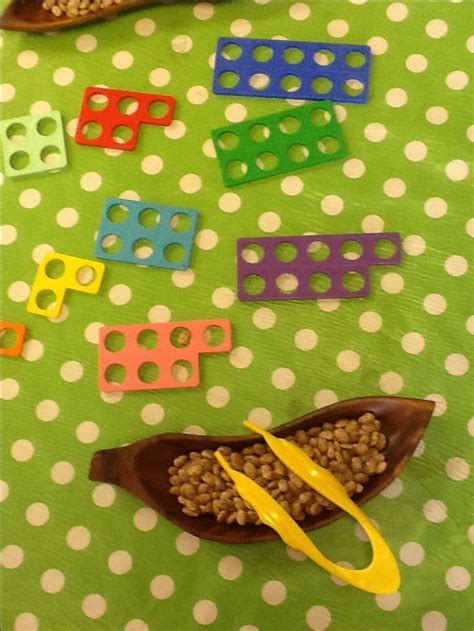 Beans Tweezers And Numicon Fine Motor Skills And Mathematical