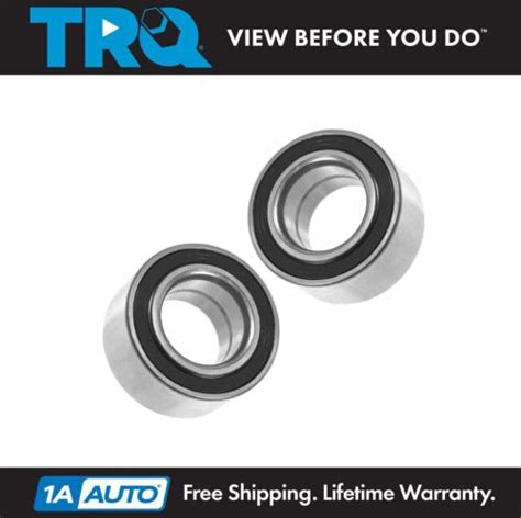 Trq Front Wheel Hub Bearing Pair Set For Honda Prelude Integra Ebay