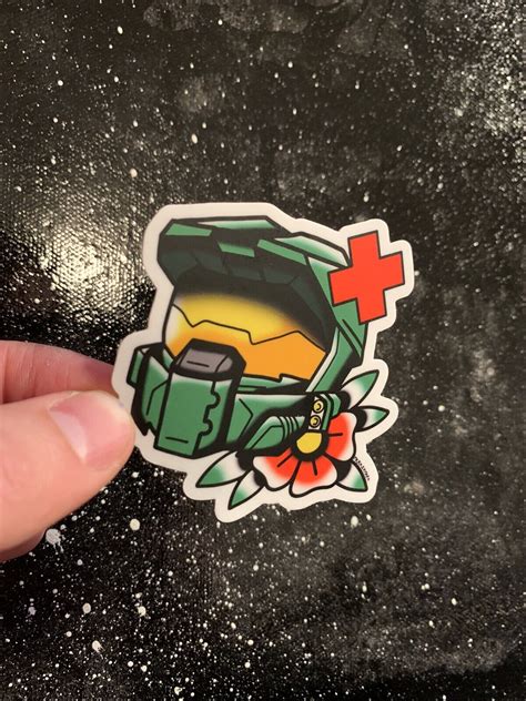 Halo Infinite Vinyl Decal Sticker Master Chief Custom Decals Decal