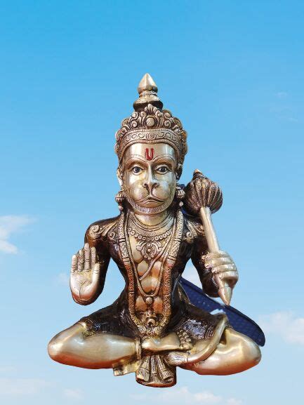 Brass Hanuman Ji Statue Manufacturer From Moradabad