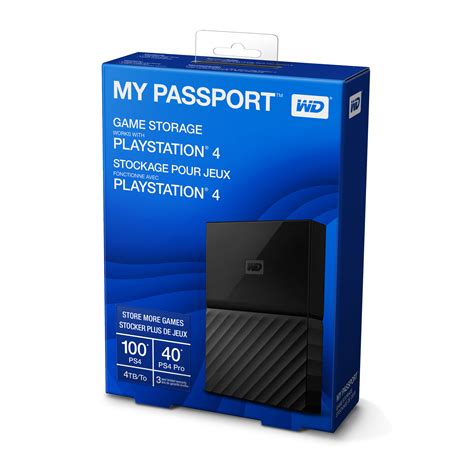 Western Digital My Passport Game Storage Works With Ps4 Hdd 4tb 價錢、規格及用