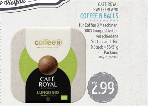 Caf Royal Switzerland Coffee B Balls Angebot Bei Edeka Struve