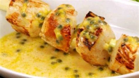 Brochettes De Saint Jacques Au Beurre Blanc Un D Lice Raffin La