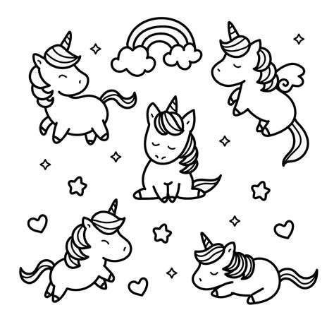 The Cutest Free Unicorn Coloring Pages Online