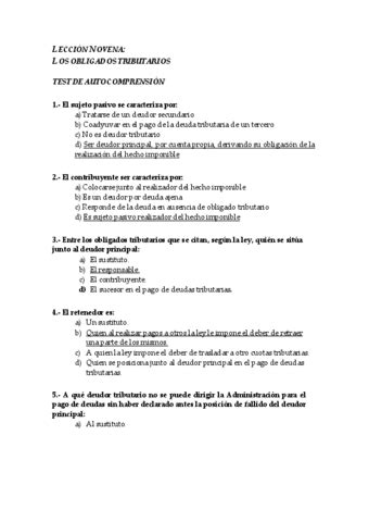 Test Y Supuestos Practicos T 9 Pdf