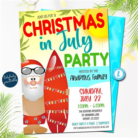 christmas in july party ideas 5