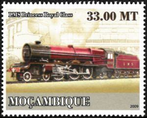 Stamp: LMS Princess Royal Class (Mozambique(History of Transport ...