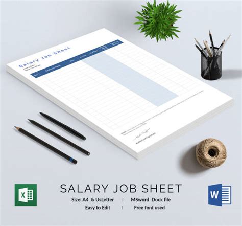 Job Sheet Templates - 22+ Free Word, Excel, PDF Documents Download ...