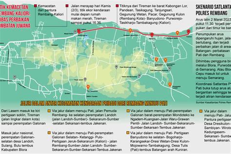 Jalur Pantura Rembang Pati Macet Parah Ini Jalur Alternatif Yang Bisa