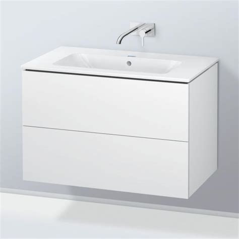 Duravit ME By Starck Vasque Avec Meuble Bas 2 Tiroirs Blanc Mat