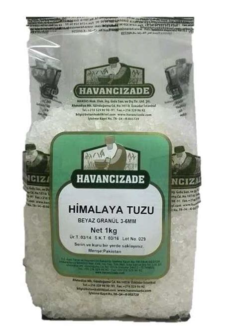 Himalaya Tuzu Beyaz Granül 3 7mm HAVANCIZADE Gidahammaddeleri