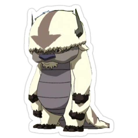 Standing Appa Avatar The Last Airbender Sticker By Jessica Penny In