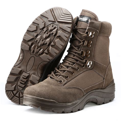 Mil Tec Stiefel Tactical Boots Ykk Zipper Braun Kaufen