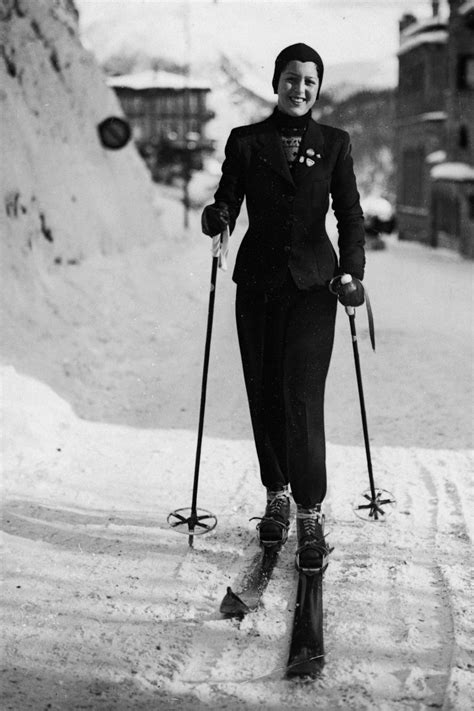 Princess Alexandra of Greece in St. Moritz, Switzerland, circa 1937 ...