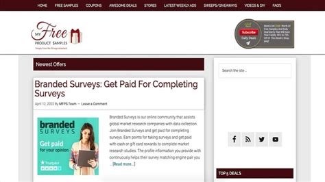 15 Ways To Get Free Samples By Mail Without Surveys Free Samples By