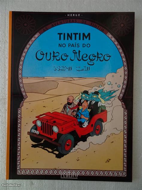 Livro As Aventuras De Tintin Tintim No País Do Ouro Negro Livros