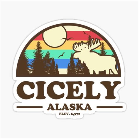 "Cicely Alaska" Sticker for Sale by DeadRight | Redbubble