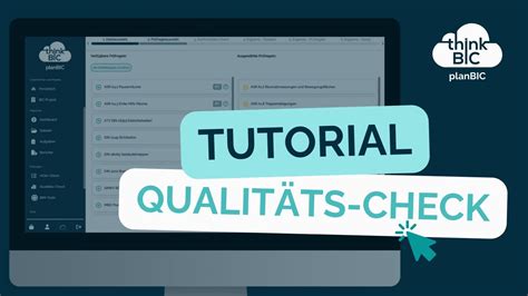 planBIC Qualitäts Check IFC Modelle und Leistungsverzeichnisse nach