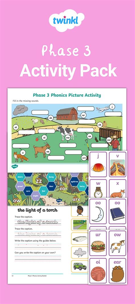 Phonics Phase 3 Activity Pack.