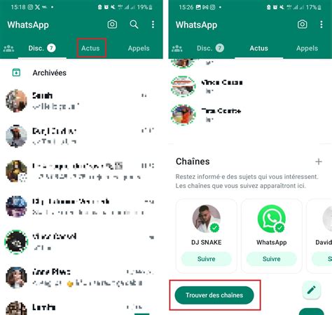 WhatsApp comment utiliser les chaînes le nouvel outil qui peut