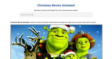 Christmas Movies Animated