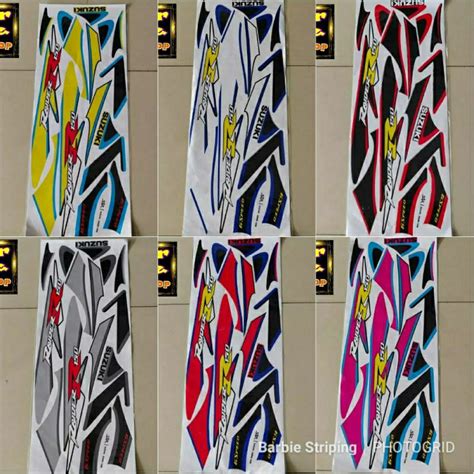 Striping Sticker Variations Thailand Motorcycle Suzuki Satria F 150 Old