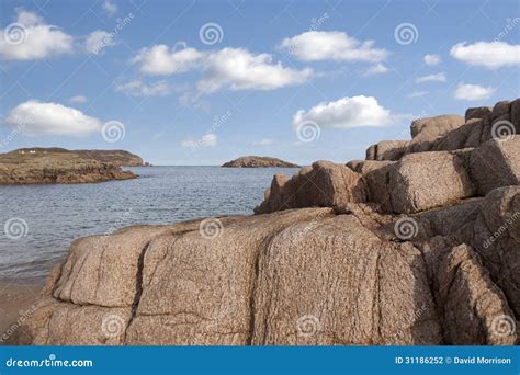 Old Natural Rock Formation On A Rocky Beach Stock Photo Image Of